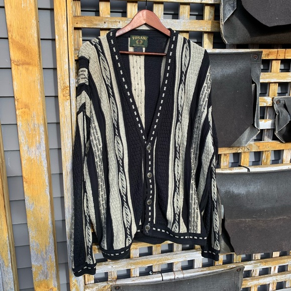Vintage Other - Tosani 3D Knit Cardigan
